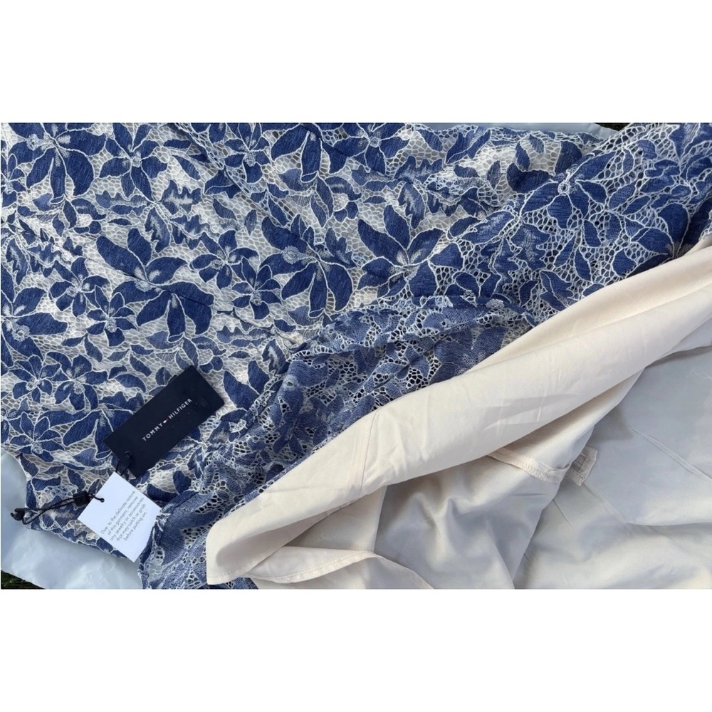 Tommy Hilfiger Blue and White Floral Mini Dress - Picture 10 of 10